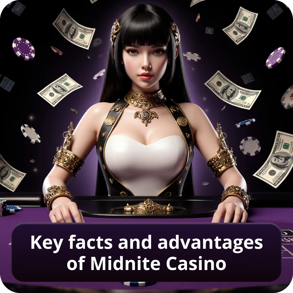 Key facts and advantages of Midnite Casino